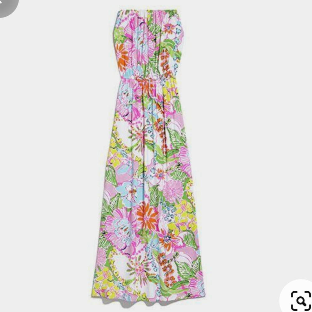 Lilly Pulitzer strapless maxi!!